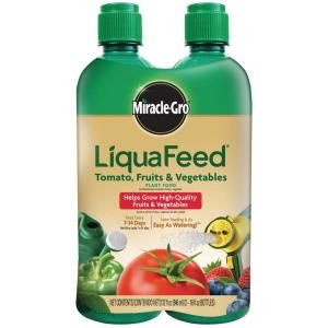 Miracle Gro LiquaFeed 16 oz. Liquid Tomato, FruIts and Vegetables Plant Food Refills (2 Pack) 100440