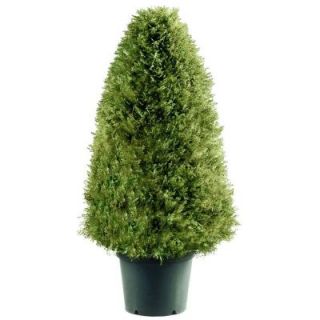 National Tree Company 30 in. Upright Juniper Artificial Tree in Green Round Growers Pot LCY4 30