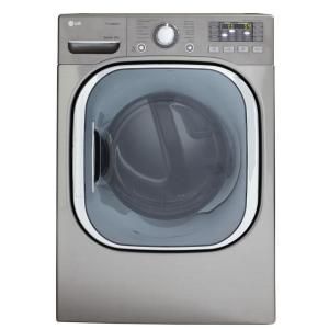 LG Electronics 7.4 cu. ft. Electric Dryer with Steam in Graphite Steel DLEX4070V