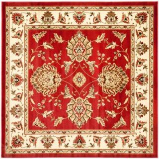 Safavieh Lyndhurst Red/Ivory 6 ft. 7 in. x 6 ft. 7 in. Square Area Rug LNH555 4012 7SQ