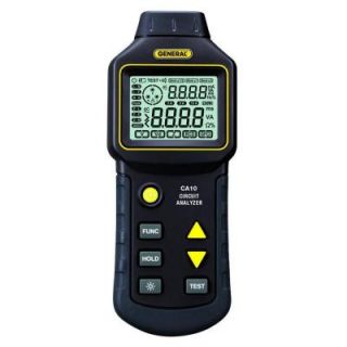 General Tools 400 Amp AC Circuit Analyzer with LCD Display CA10