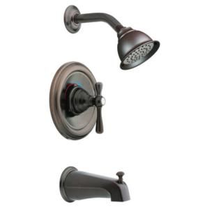 MOEN Kingsley Single Handle Tub and Shower Faucet Trim Kit in Oil Rubbed Bronze (Valve not included) T3113ORB