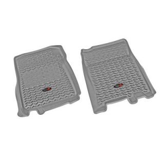 Rugged Ridge Floor Liner Front Pair Gray 1997 2003 Ford F150 Extended Cab 84902.04