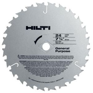 Hilti W CSC 7 1/4 in. x 24 Tooth General Purpose Circular Saw Blades Contractors (50 Pack) 3445958
