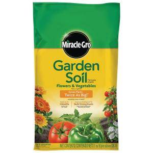 Miracle Gro 1 cu. ft. Garden Soil for Flowers and Vegetables 73451430 at The Home Depot