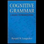 Cognitive Grammar A Basic Introduction