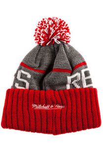 Mitchell & Ness Hat Detroit Red Wings High 5 Beanie in Grey