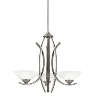 Kichler 42158AP Soft Contemporary/Casual Lifestyle 3 Light Fixture Antique Pewter