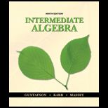 Intermediate Algebra   Student Solution Manual