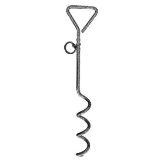 Platinum Pets Coated Steel Tie Out Stake   Silver Vein