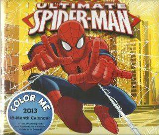 Marvel Ultimate Spiderman 2013 Color Me Calendar: Toys & Games
