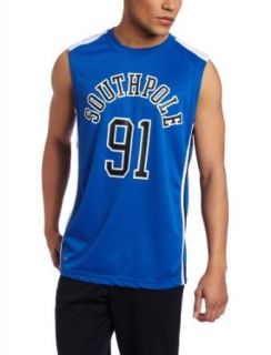 Southpole Men's Athletic Muscle Tank Top With Southpole Logo And Number 91, Black, Large at  Mens Clothing store