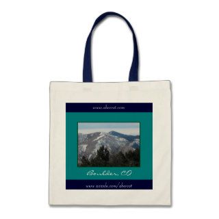 Mountains & Trees, Boulder, CO Tote Bag