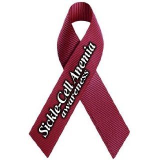 Sickle Cell Anemia Awareness Ribbon Magnet: Automotive