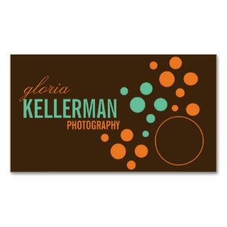 Modern Polka Dot Business Card