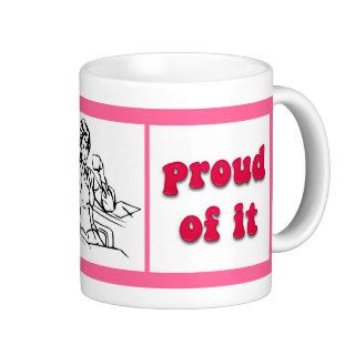 Proud to be a radical feminist coffee mugs