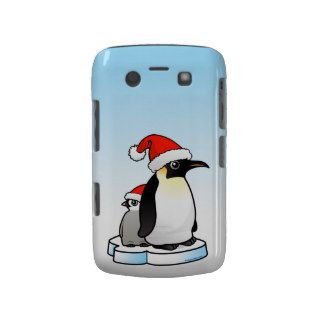Emperor Penguin Santa Blackberry Bold Cover