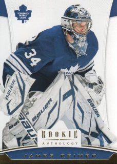 2012 13 Panini Rookie Anthology Hockey #72 James Reimer Toronto Maple Leafs NHL Trading Card: Sports Collectibles