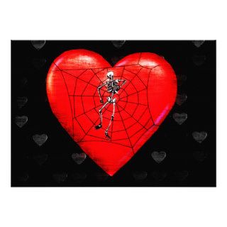 Spider Heart Personalized Announcement