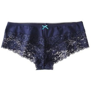 Xhilaration Juniors Wide Lace Hipster   Oxford Blue S