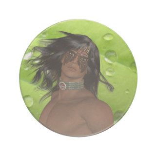 Native American Warrior Coaster