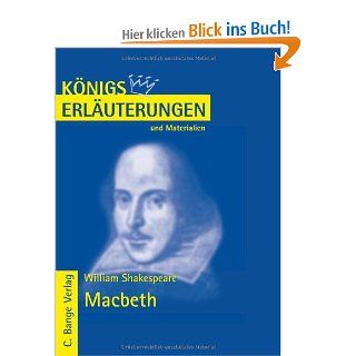 Knigs Erluterungen und Materialien, Bd.117, Macbeth: William Shakespeare: Bücher