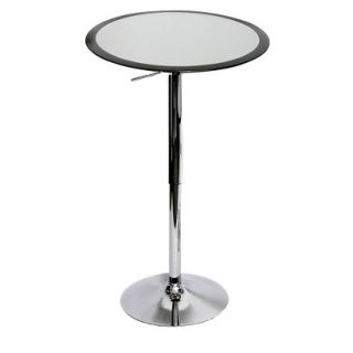 Pub Table: Bistro Bar Table   Black/Silver
