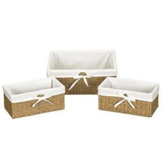 Household Essentials 3 pc. Set of Wicker Utility Baskets