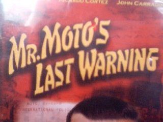 Mr. Moto's Last Warning: Ricardo Cortez, John Carradine Peter Lorre: Movies & TV