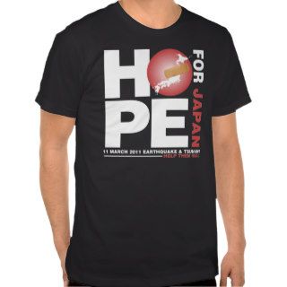 HOPE FOR JAPAN   HELP THEM HEAL (DARK) SHIRT