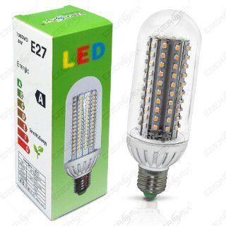 E27 LED Lampe mit 138 LED Energiesparlampe Led Birne Leuchtmittel   Warmweiss 8 Watt: Beleuchtung