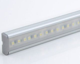 LED Leuchte extra hell Unterbau in Alu Profil 100cm mit integriertem Touch Dimmer, 141 OSRAM OS LEDs Neutralweiß, 4100K, 1200mA, 1156lm, 12V, 14,4W, inklusive Netzteil SLT30: Beleuchtung