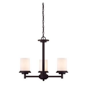 Westinghouse Gatehouse Tower 3 Light Weathered Bronze Chandelier 6225200