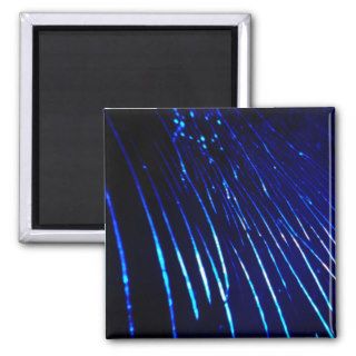 Broken Blue Mirror Glass Spider Web Magnets