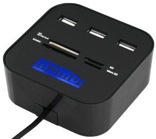 mumbi USB HUB 3 Port mit Kartenleser   USB 2.0: Elektronik