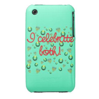 I Celebrate Both Christmas and Hanukkah iPhone 3 Case