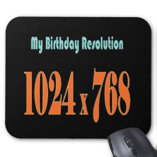 Funny birthday wishes mousepad