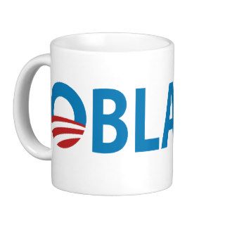 Obama keeps putting his foot in it   Oblabla Coffee Mug