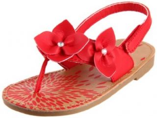 Natural Steps NSS517 Thong Sandal, Red, 2 M US Toddler Shoes