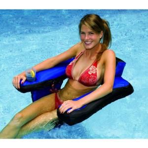 Swimline Fabric Covered U Seat Inflatable Pool Chair NT123