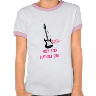 Pink Rock Star Guitar Shirt   Choose Size!