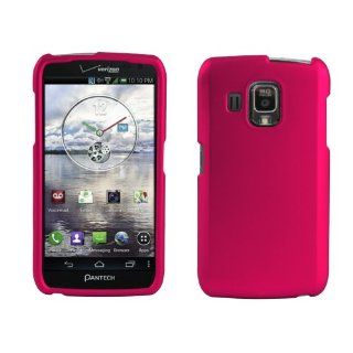 Rose Pink Rubberized Hard Case Cover for Verizon Wireless Pantech Perception R930L: Cell Phones & Accessories
