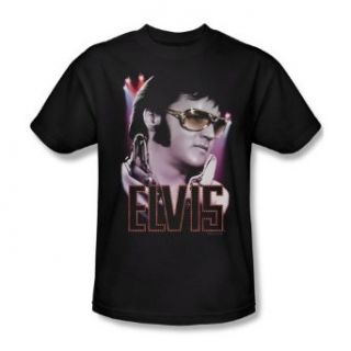 Elvis Presley Sunglasses 70s Star Legend Classic Music T Shirt Tee: Music Fan T Shirts: Clothing