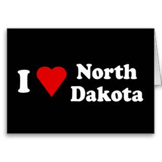 I Heart North Dakota Card