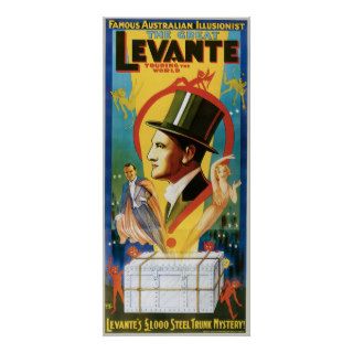 Levante ~ The Great Vintage Magic Act Posters