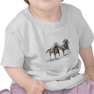 Thoroughbred Horse Racing   The Stretch T shirt