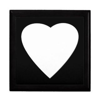 Black and White Love Heart Design. Gift Boxes