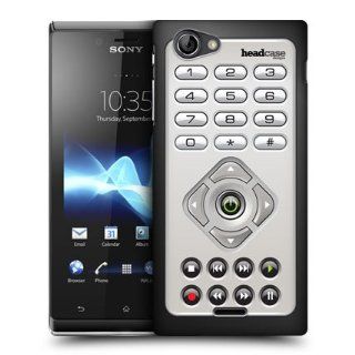 Head Case Designs Remote Control Keys Hard Back Case Cover for Sony Xperia J ST26i Cell Phones & Accessories