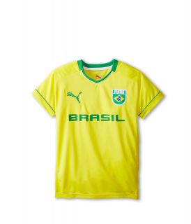 Puma Kids Brasil Tee Boys T Shirt (Yellow)