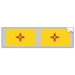 New Mexico State Flag Bumper Stickers